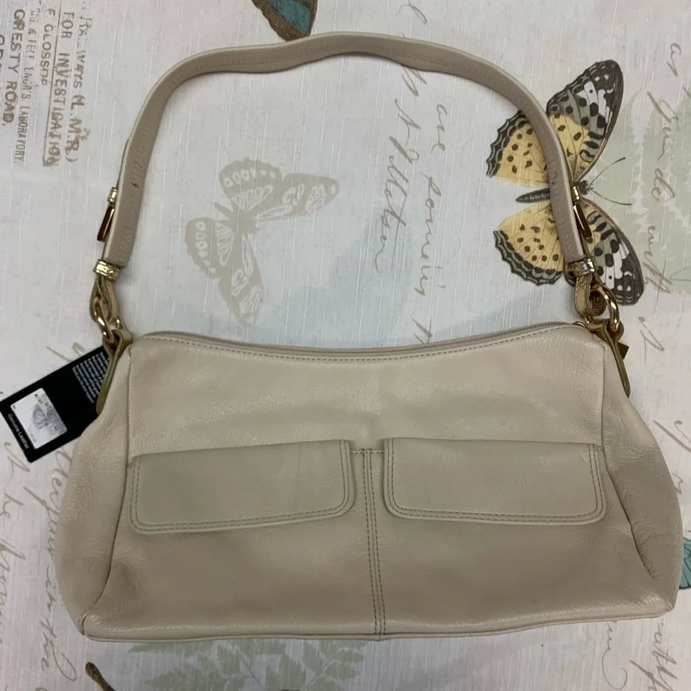 Stone Mountain pebbled leather‎ hobo bag NWT